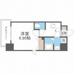 フォーリアライズ難波シエロの物件間取画像